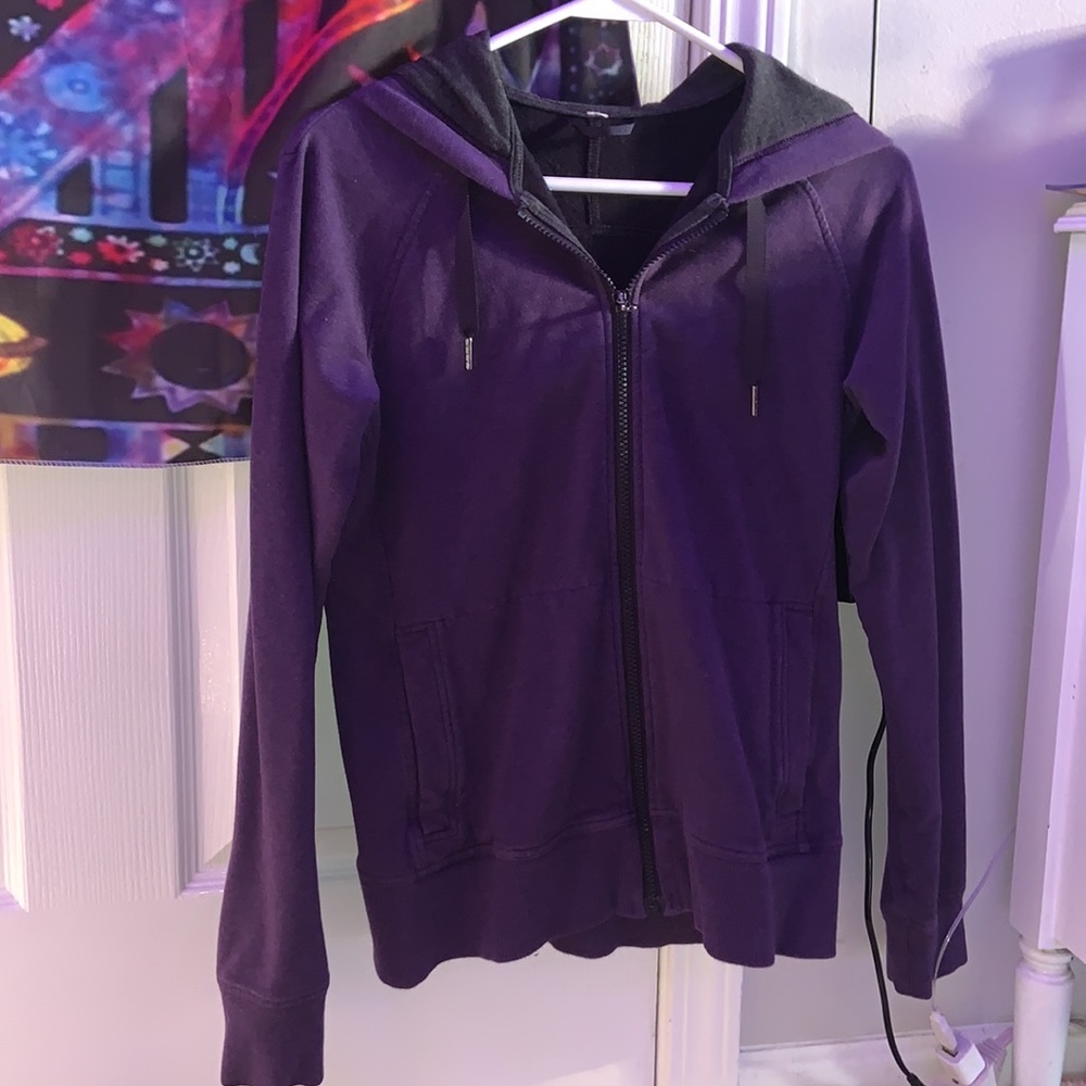 Lululemon Dark Purple Zip-Up Hoodie- Women’s 6